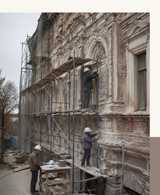 Реставрация объектов культурного наследия под ключ в Карпинске